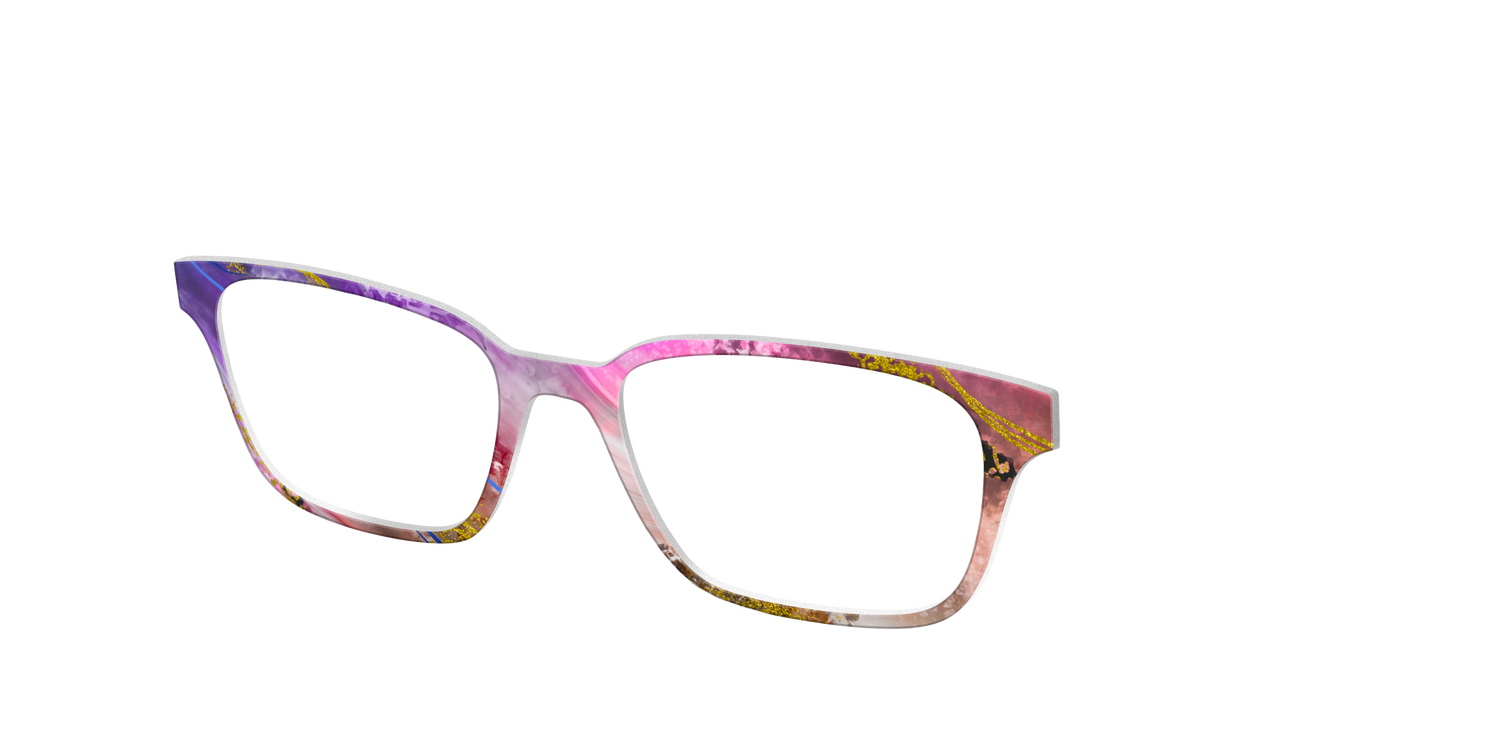 The Rose Quartz Crystal - Angle Top Image - Pair Eyewear