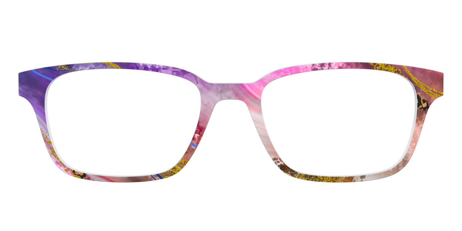 The Rose Quartz Crystal - Front Top Image - Pair Eyewear