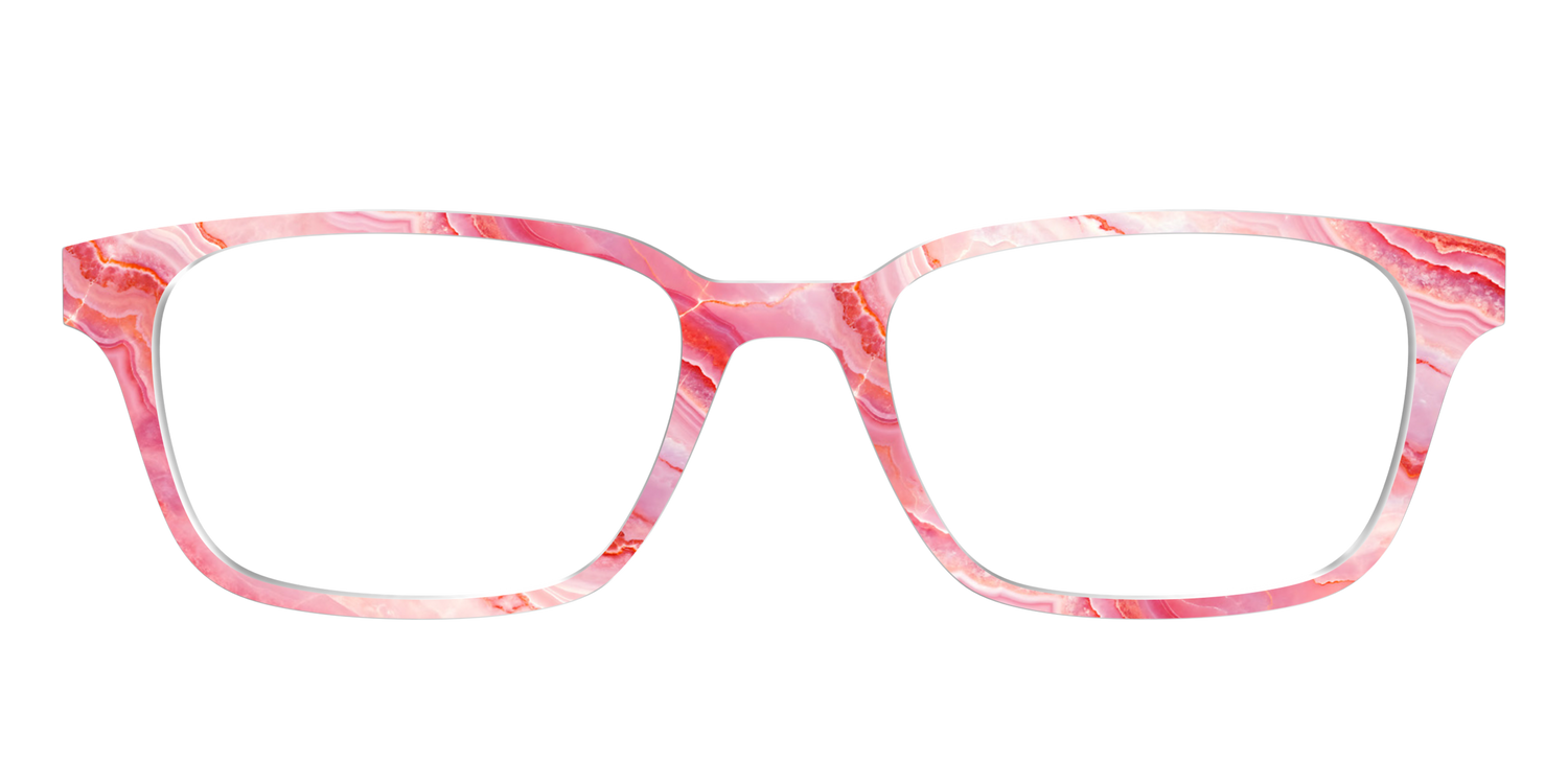 The Rose Quartz Geode - Front Top Image - Pair Eyewear