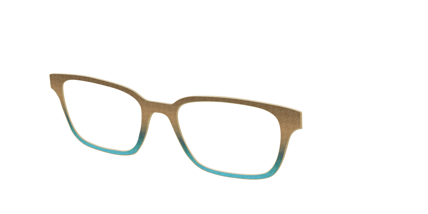 The Sand to Sea Gradient Check - Angle Top Image - Pair Eyewear