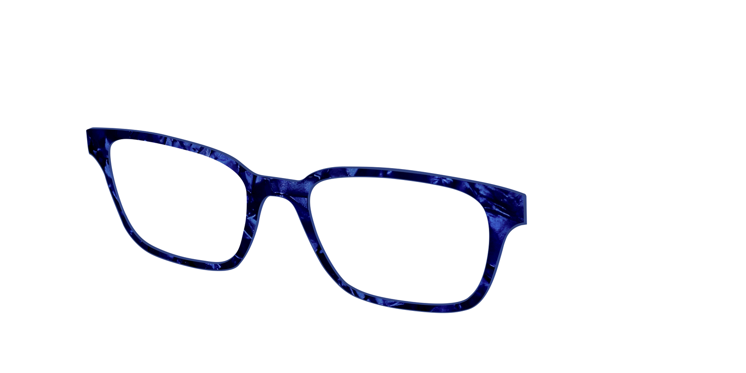 The Sapphire Pearl Marble - Angle Top Image - Pair Eyewear