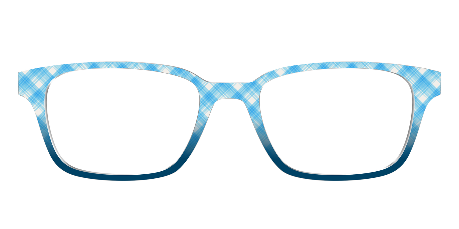 The Seaside Plaid - Front Top Image - Pair Eyewear