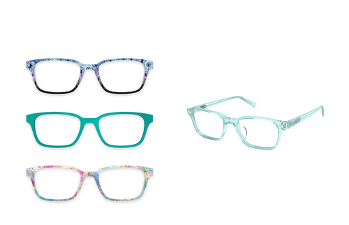 The Finley - Seafoam Clear - Pair Eyewear