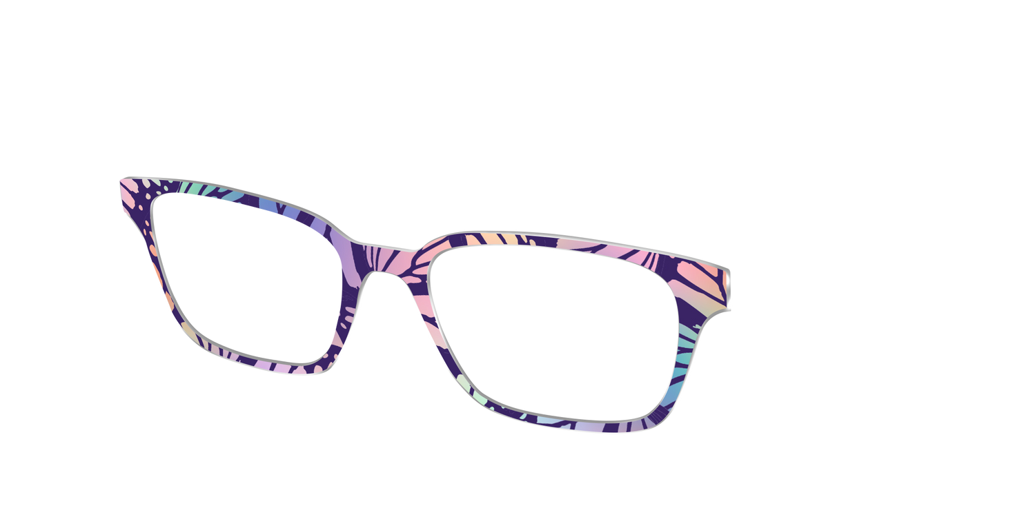 The Sorbet Wings Mosaic - Angle Top Image - Pair Eyewear