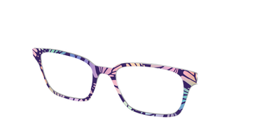 The Sorbet Wings Mosaic - Angle Top Thumbnail - Pair Eyewear