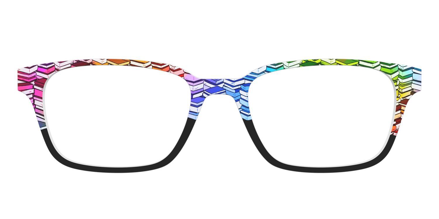 The Rainbow Stacks Split - Front Top Image - Pair Eyewear