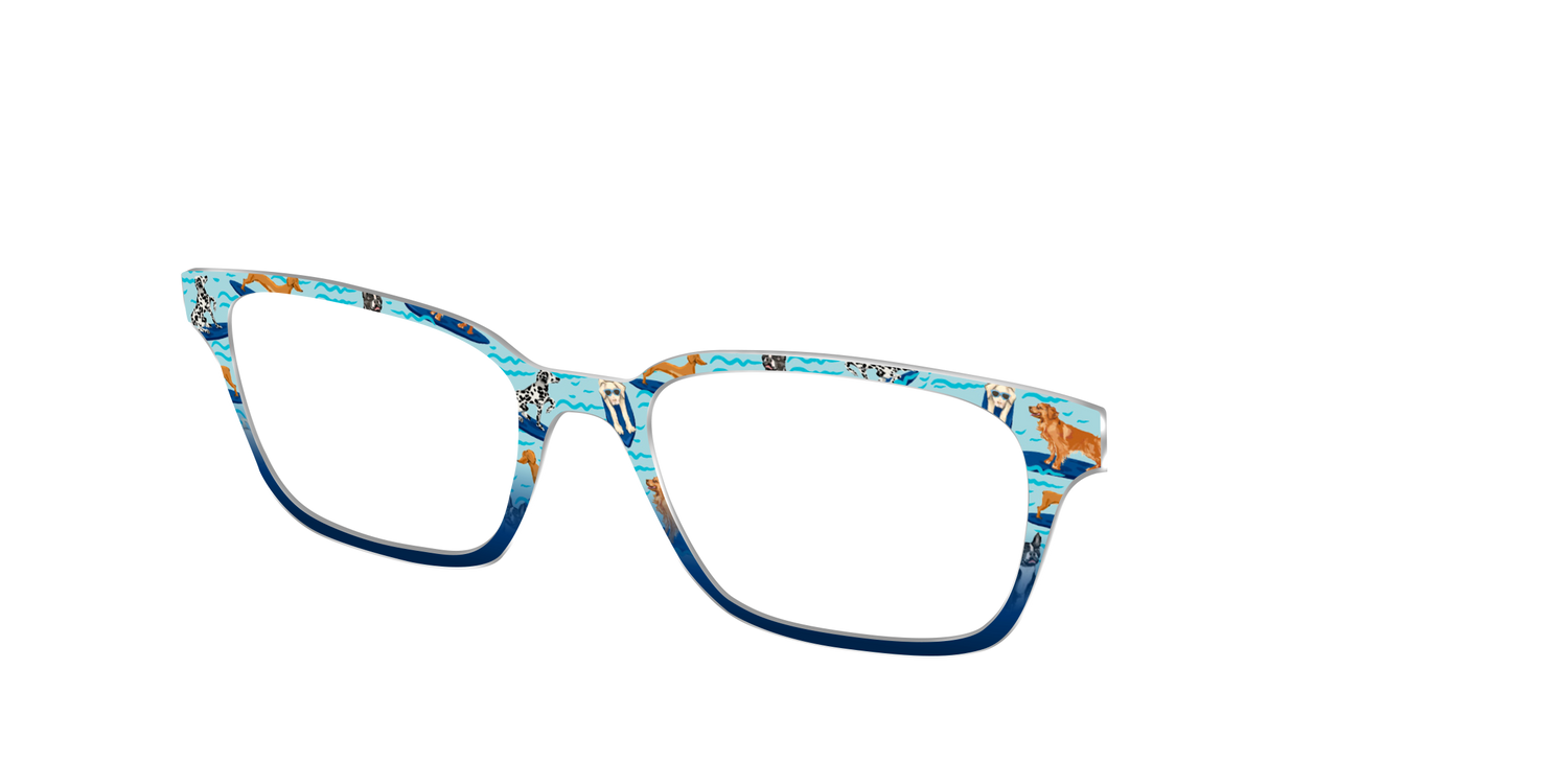 The Surf's Up Pups - Angle Top Image - Pair Eyewear