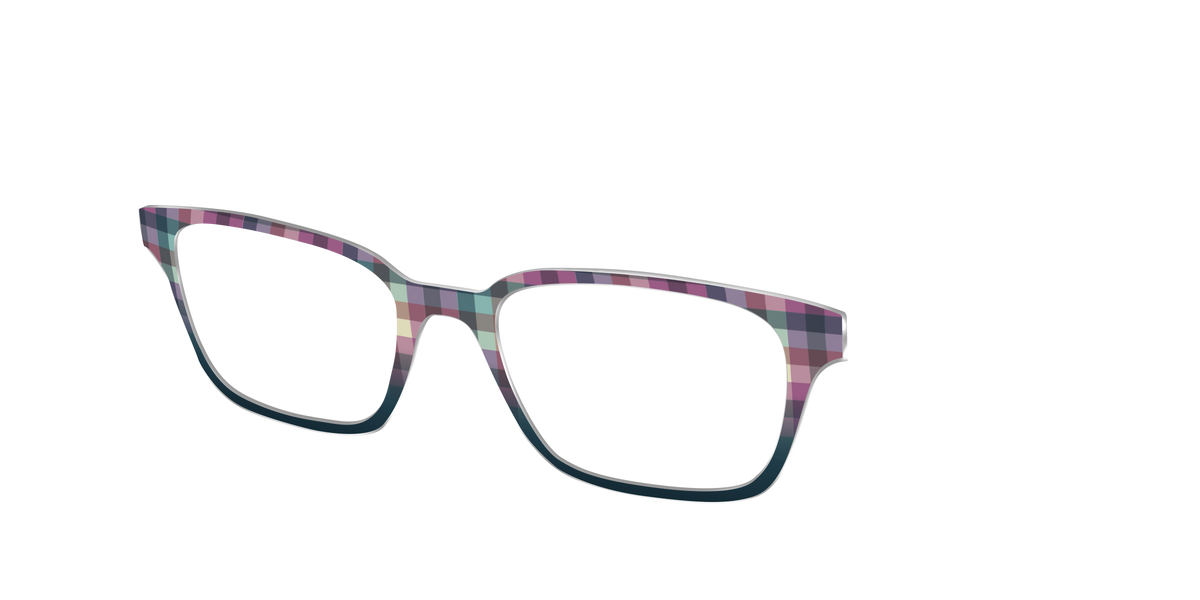 The Tranquil Gingham - Angle Top Image - Pair Eyewear