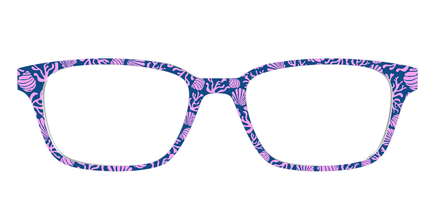 The Two-Toned Coral - Front Top Image - Pair Eyewear