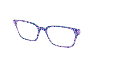 The Two-Toned Coral - Angle Top Thumbnail - Pair Eyewear