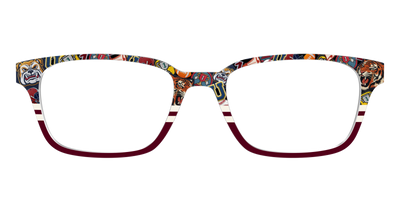The Varsity Patches Split - Front Top Thumbnail - Pair Eyewear