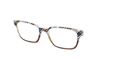 The Wood Split Plaid - Angle Top Thumbnail - Pair Eyewear