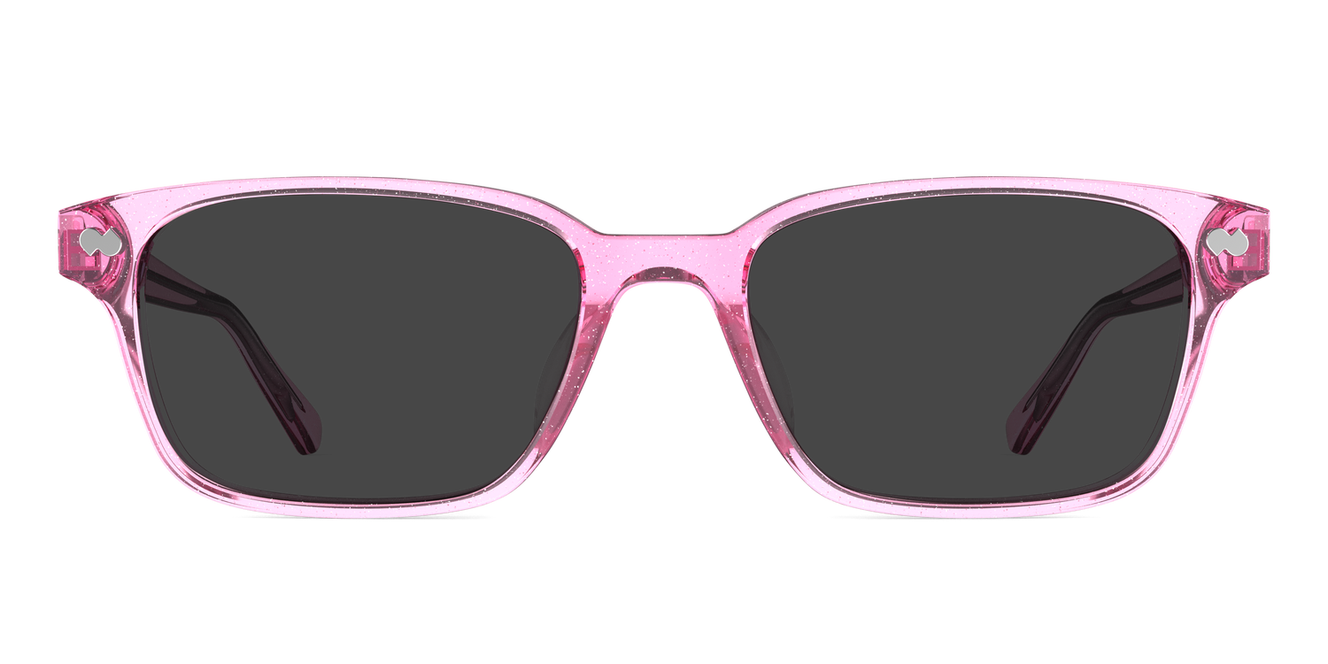 The Finley - Pink Glitter Clear Sun - Carousel1 - Pair Eyewear