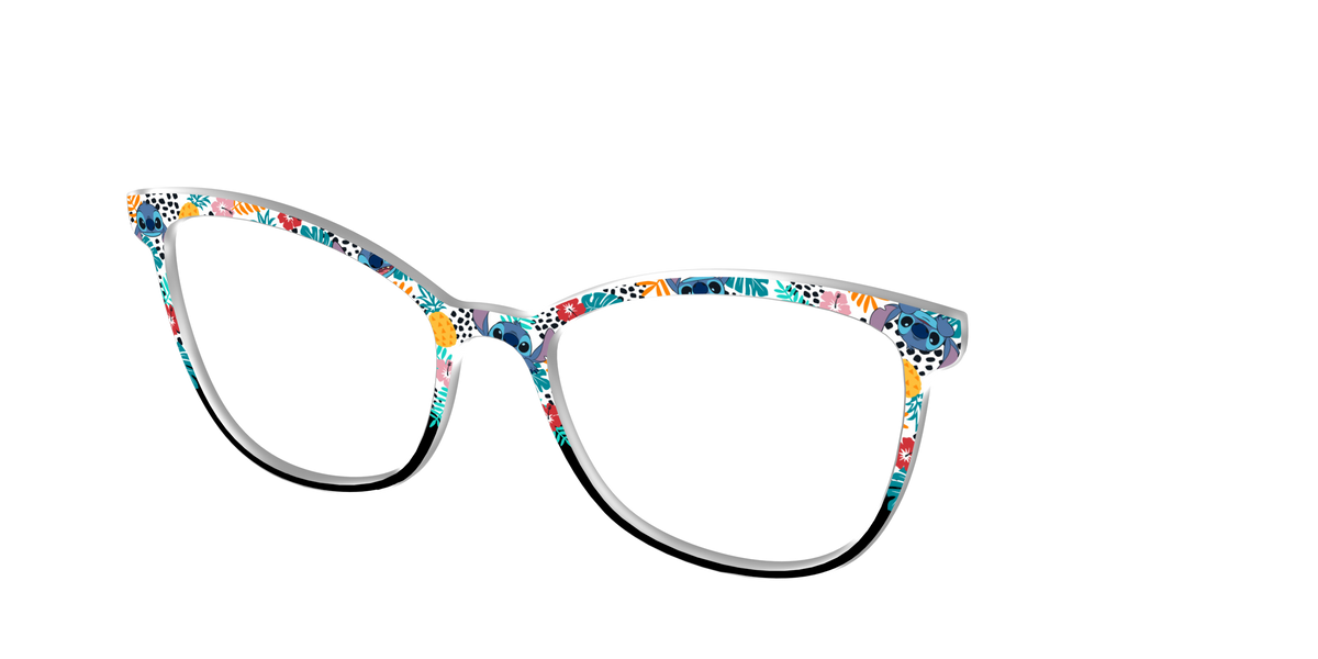 Aloha Tropical Blooms - Angle Top Image - Pair Eyewear