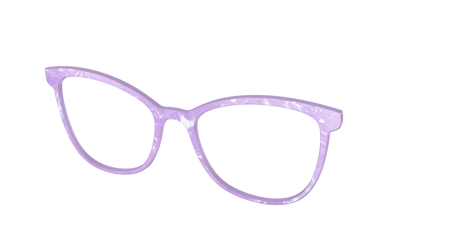 The Amethyst Pearl Marble - Angle Top Image - Pair Eyewear