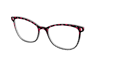 The Apple Polka Dot Split - Angle Top Thumbnail - Pair Eyewear