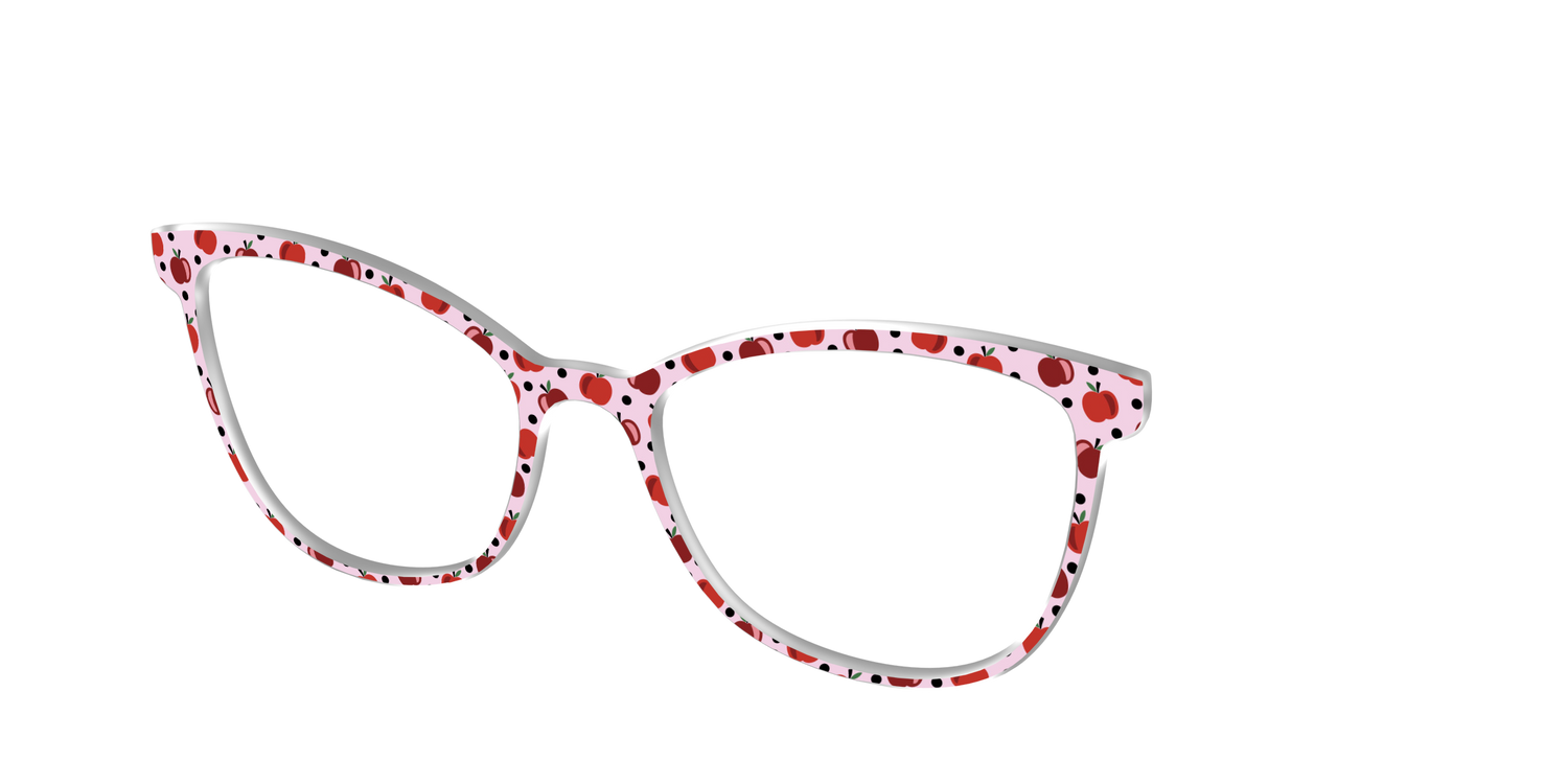 The Apple Polka Dot - Angle Top Image - Pair Eyewear