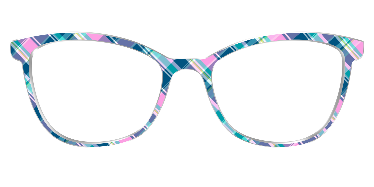 The Breezy Plaid - Front Top Image - Pair Eyewear