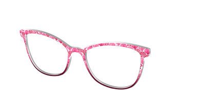 The Cerise Shell Scallop - Angle Top Thumbnail - Pair Eyewear