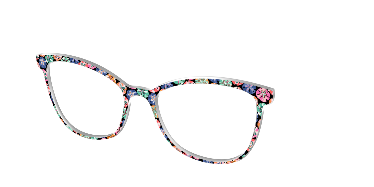 The Chic Sand Dollars - Angle Top Image - Pair Eyewear