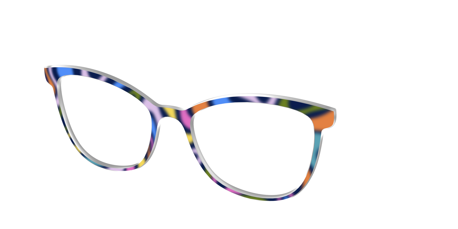 The Elementary Marble - Angle Top Image - Pair Eyewear