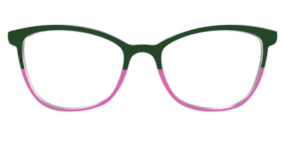 The Emerald and Flamingo Split - Front Top Thumbnail - Pair Eyewear