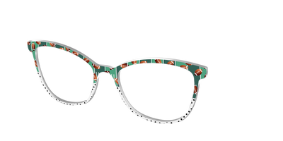 The Fifty Yard Line Polka Dot Split - Angle Top Thumbnail - Pair Eyewear