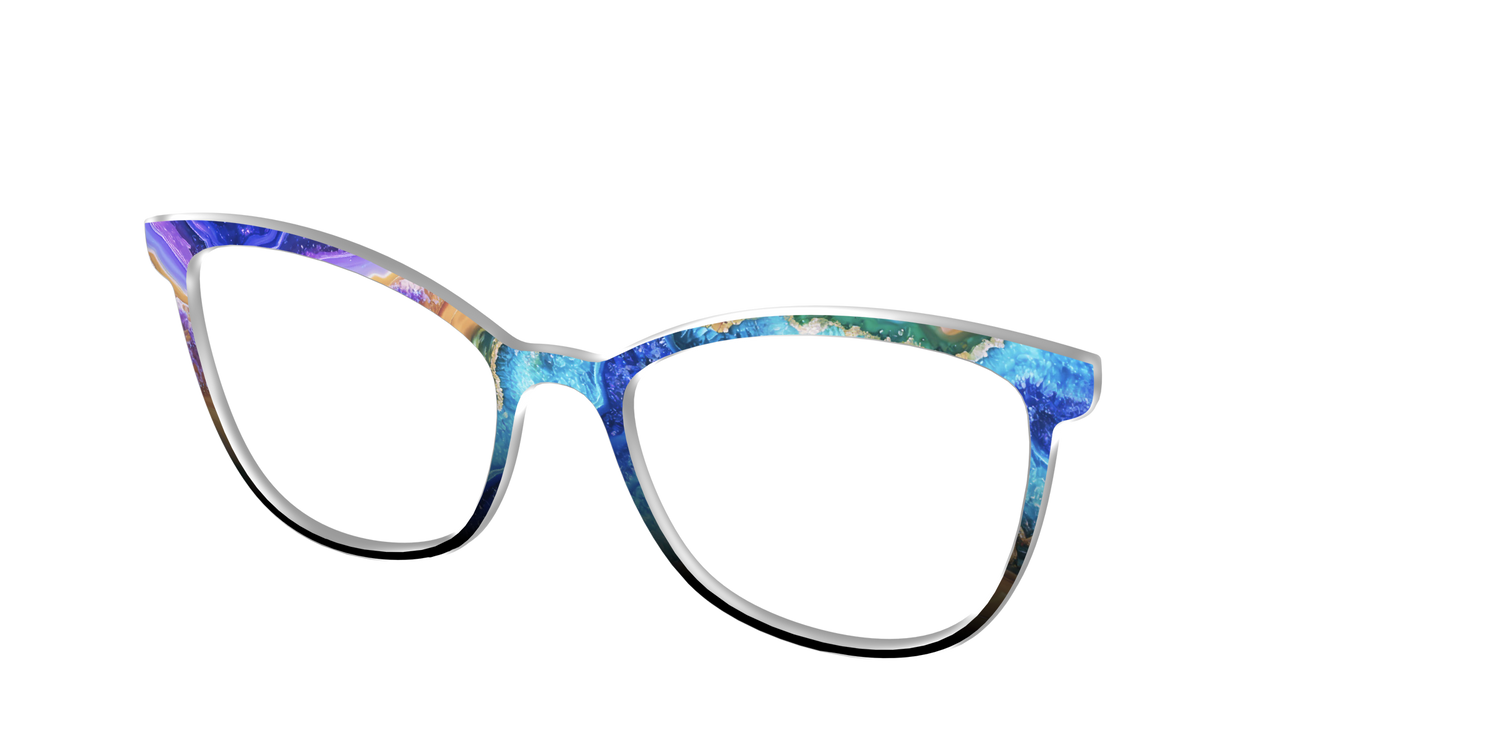 The Genius Geode - Angle Top Image - Pair Eyewear