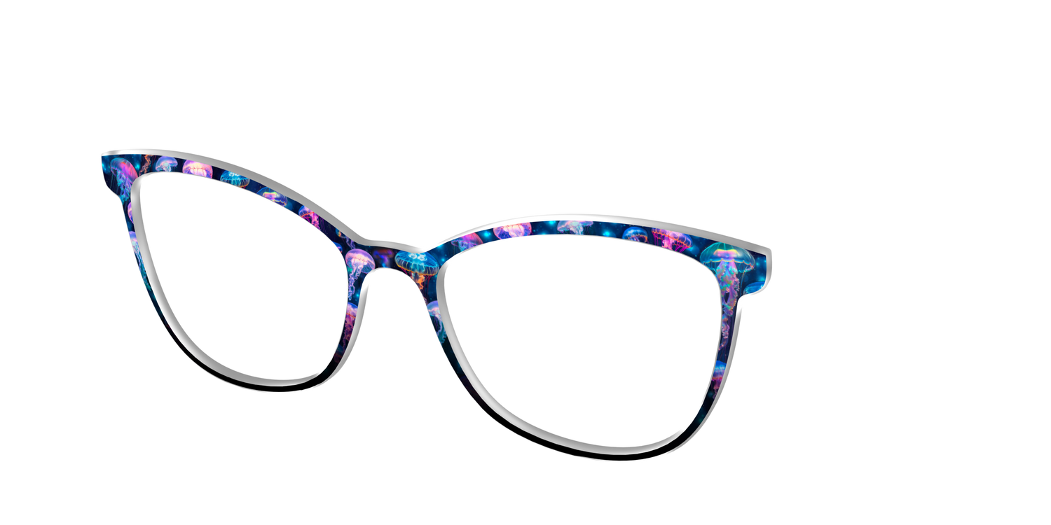 The Gleaming Jellyfish - Angle Top Image - Pair Eyewear