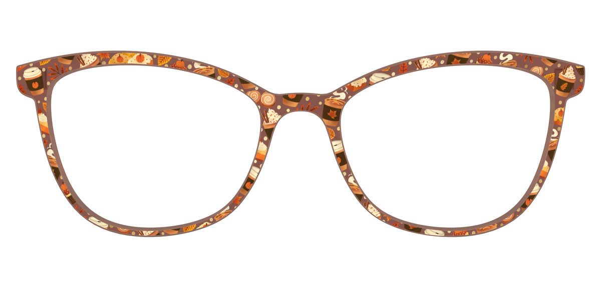 The Harvest Cafe Crystal with Gold Foil - Front Top Image - Pair Eyewear