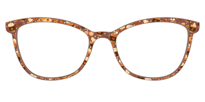 The Harvest Cafe Crystal with Gold Foil - Front Top Thumbnail - Pair Eyewear