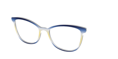 The Indigo to Honeysuckle Gradient - Angle Top Thumbnail - Pair Eyewear