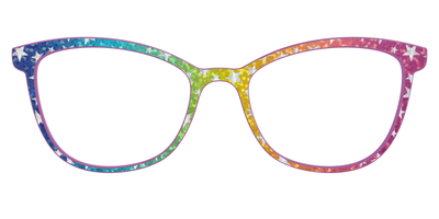 The Iridescent Rainbow Stars - Front Top Thumbnail - Pair Eyewear