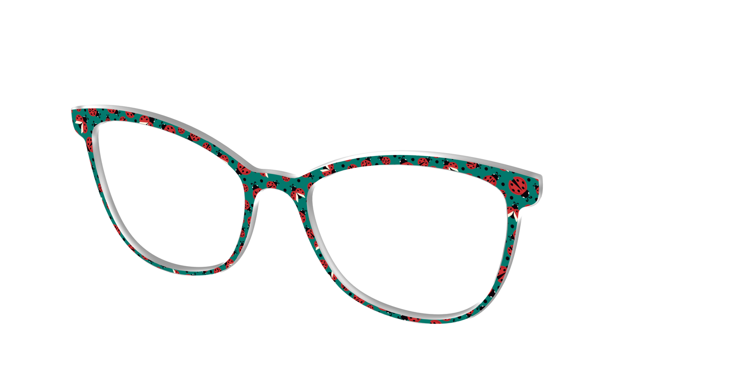 The Ladybug Bunch - Angle Top Image - Pair Eyewear