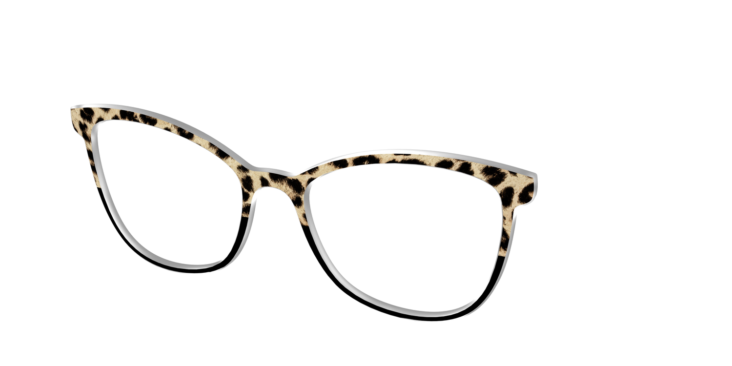 The Leopard Spots Split - Angle Top Image - Pair Eyewear