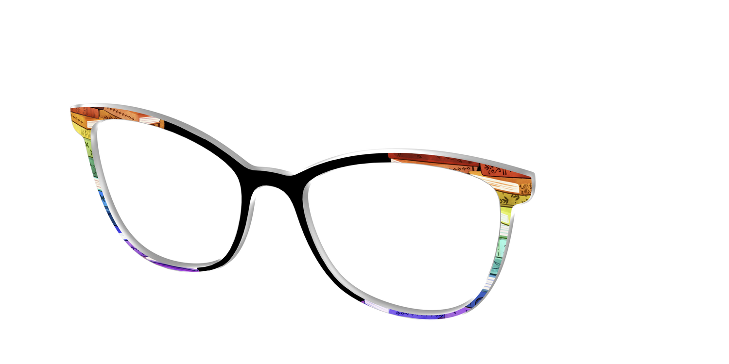 The Library Books - Angle Top Image - Pair Eyewear