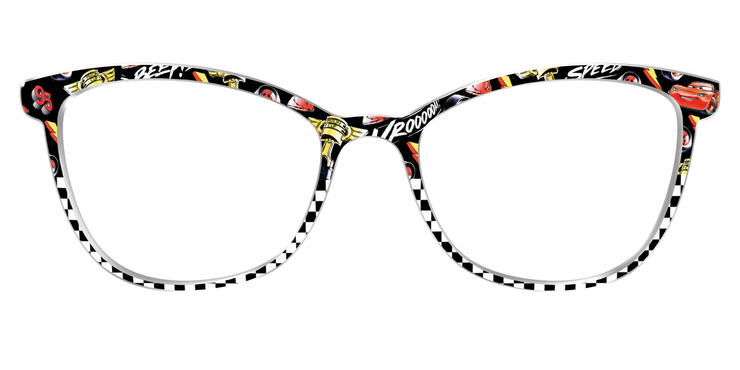 Lightning Mcqueen Speed Split - Front Top Image - Pair Eyewear