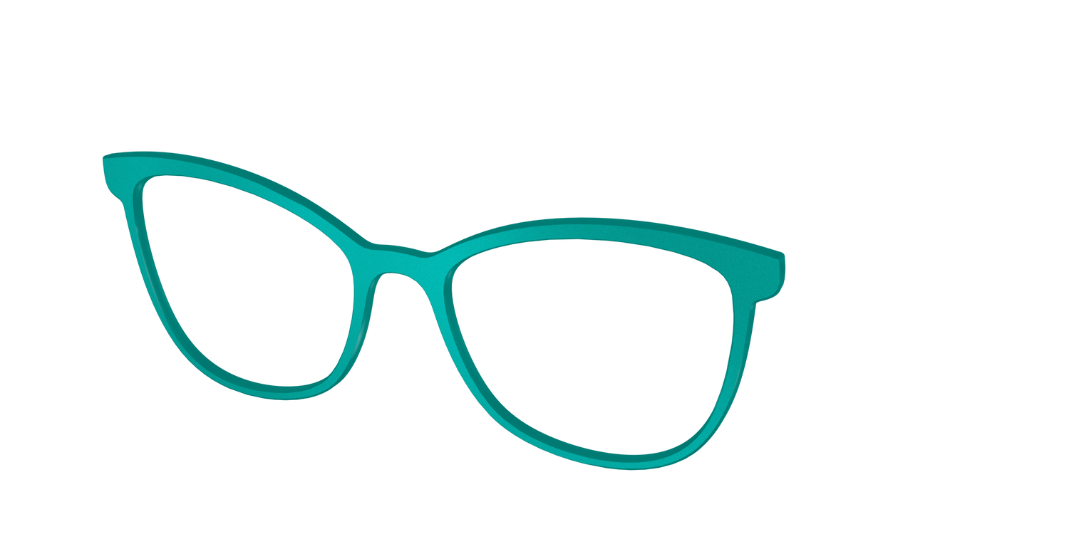The Matte Jade - Angle Top Image - Pair Eyewear