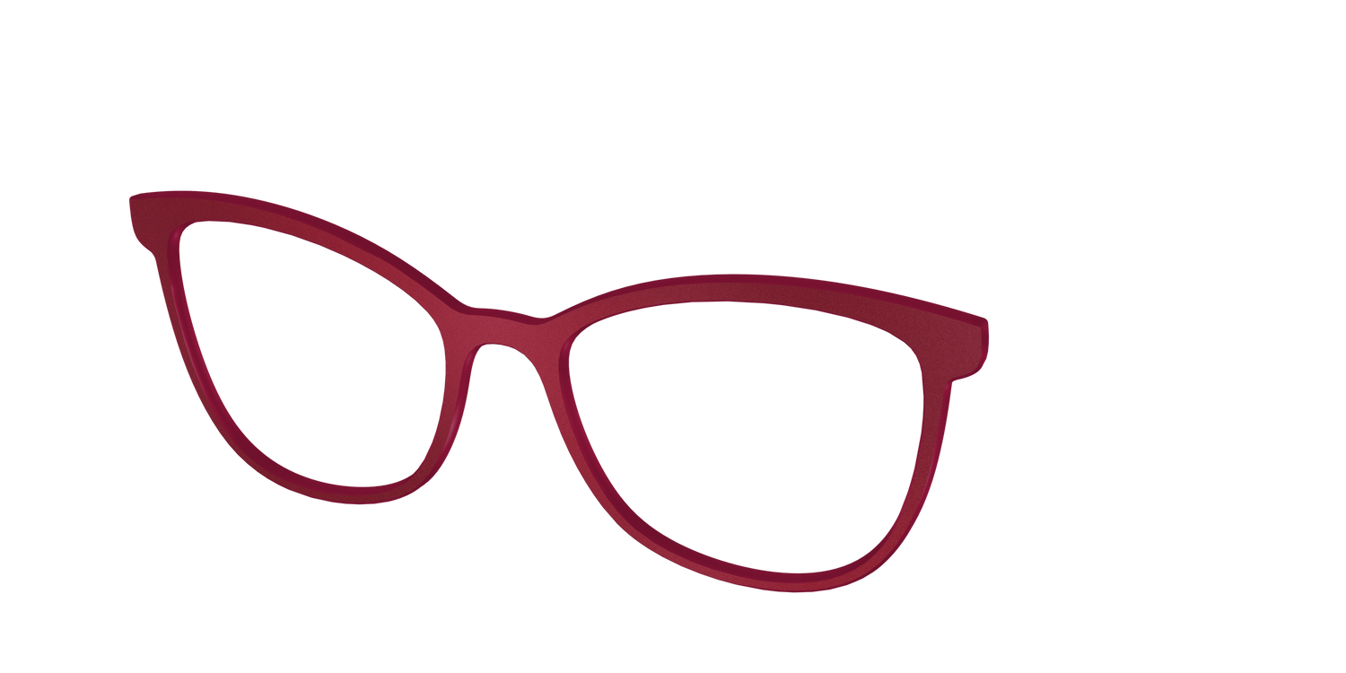 The Matte Burgundy - Angle Top Image - Pair Eyewear