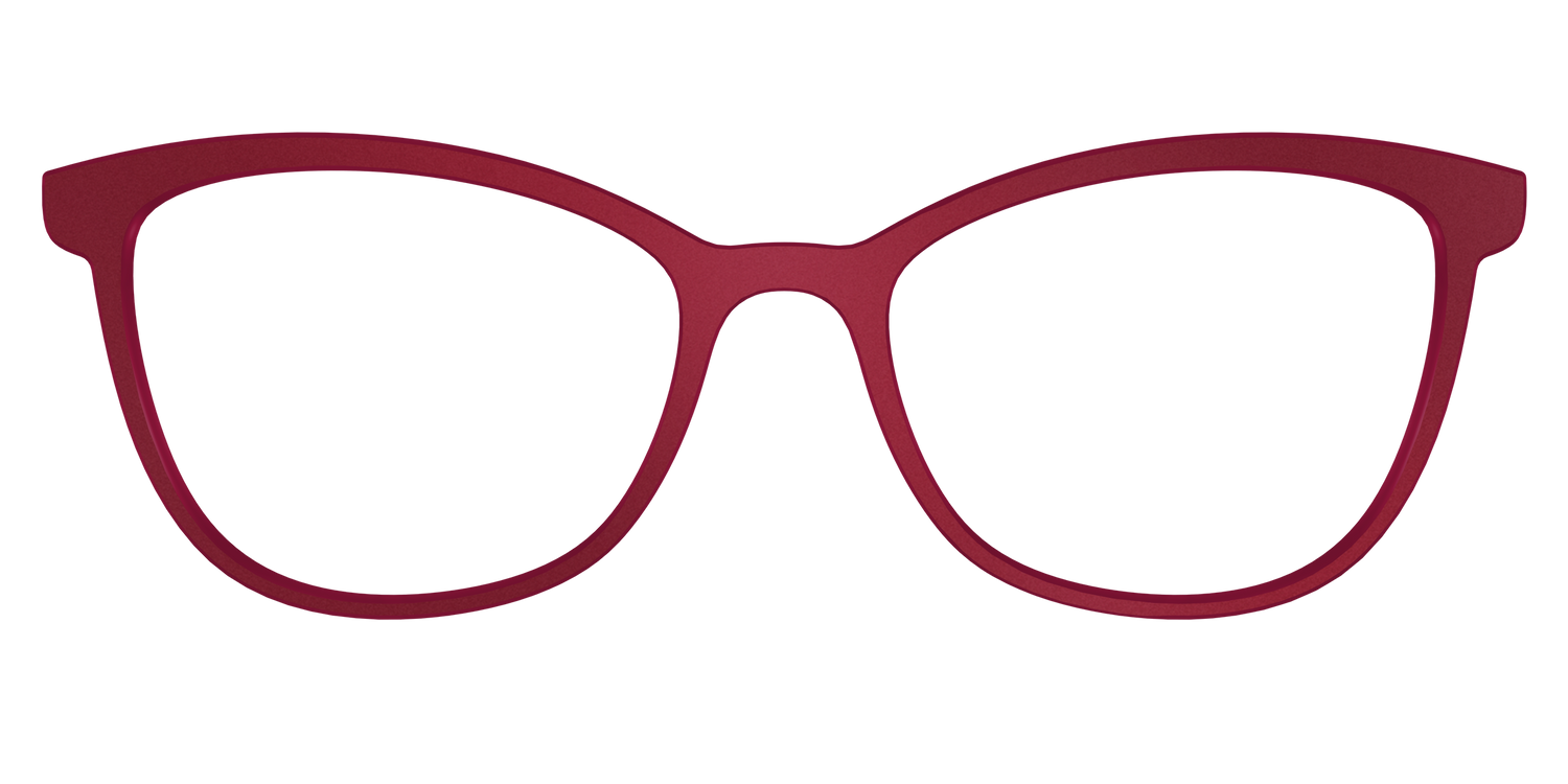 The Matte Burgundy - Front Top Image - Pair Eyewear