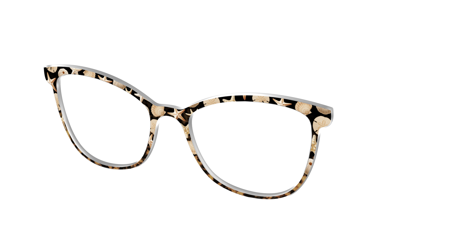 The Ocean Treasures Tortoise - Angle Top Image - Pair Eyewear