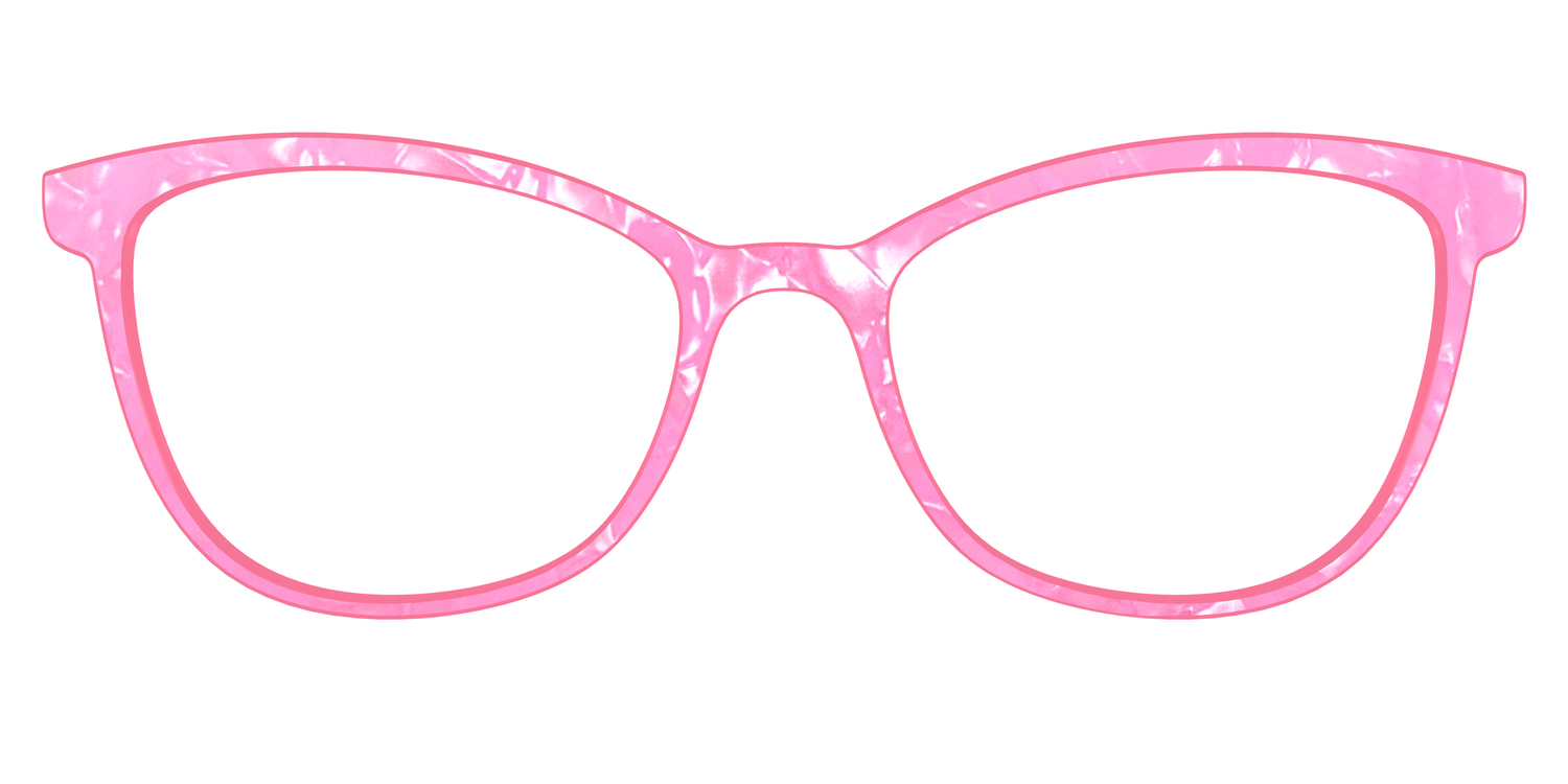 The Pink Tourmaline Pearl Marble - Front Top Image - Pair Eyewear