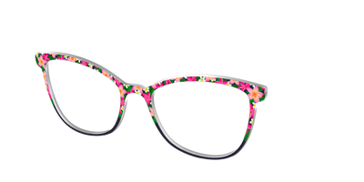 The Plumeria Crown - Angle Top Thumbnail - Pair Eyewear
