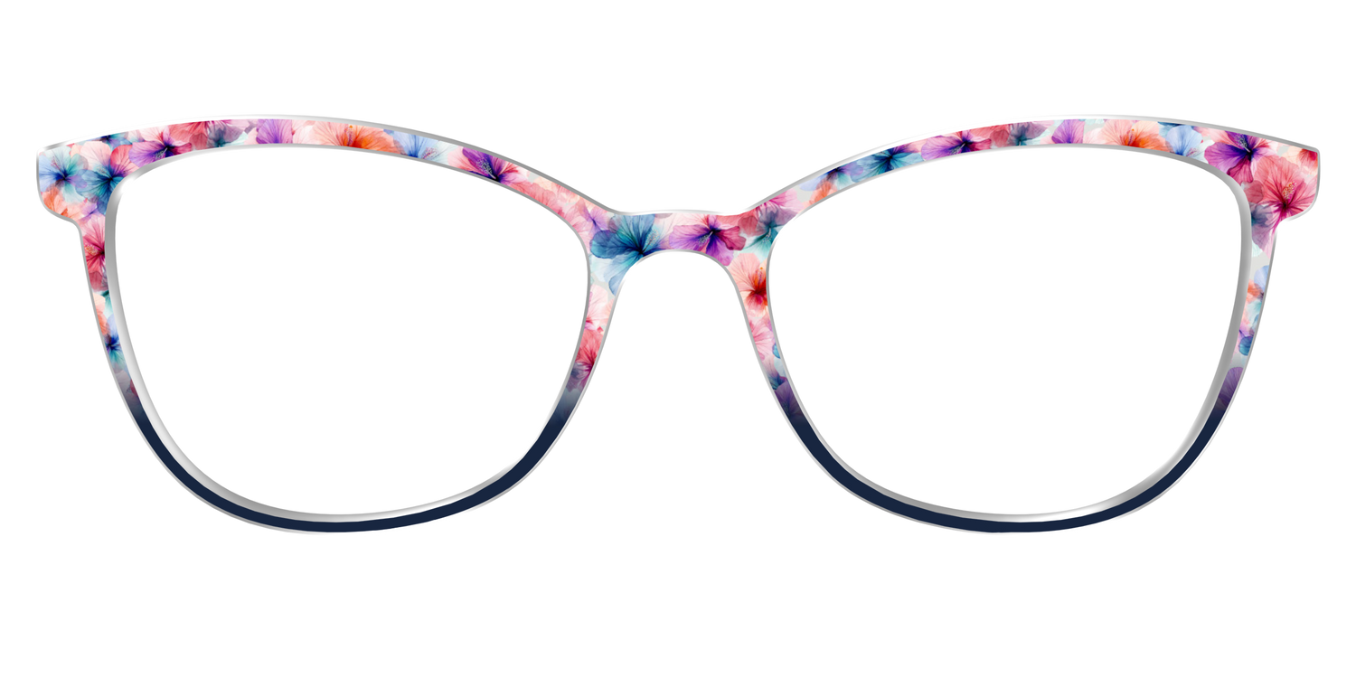 The Pressed Hibiscus - Front Top Image - Pair Eyewear