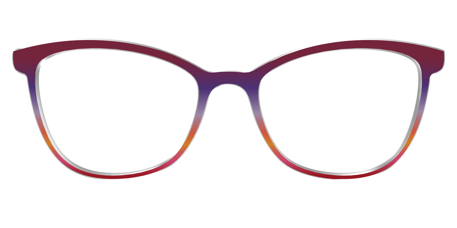 The Primary Gradient - Front Top Image - Pair Eyewear