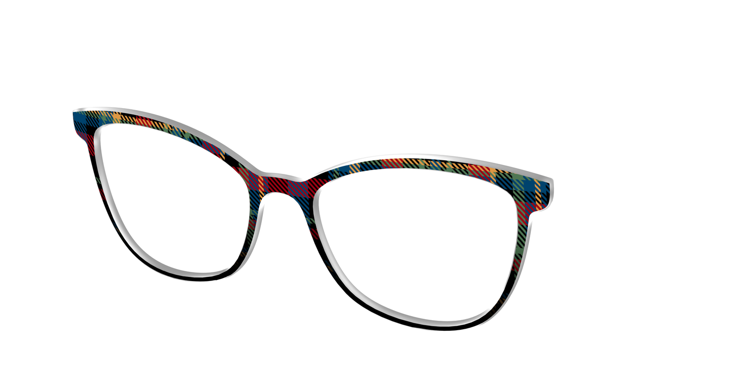 The Principal Plaid - Angle Top Image - Pair Eyewear