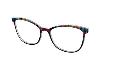 The Principal Plaid - Angle Top Thumbnail - Pair Eyewear