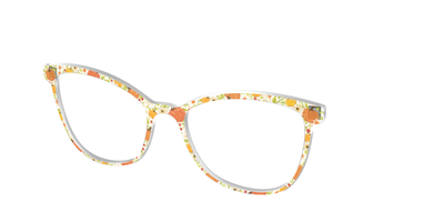 The Pumpkin Patch Crystal with Glitter - Angle Top Thumbnail - Pair Eyewear