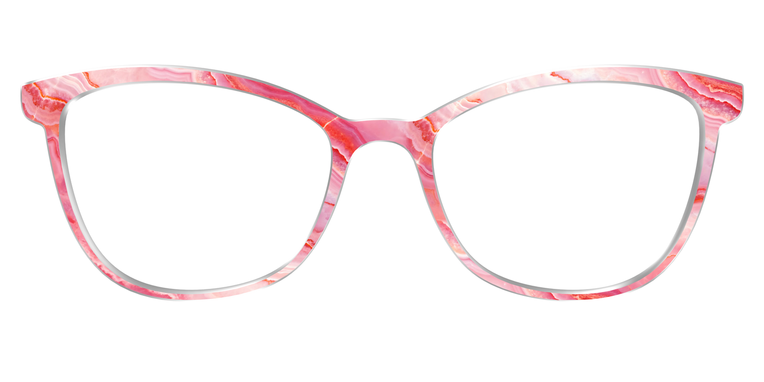 The Rose Quartz Geode - Front Top Image - Pair Eyewear