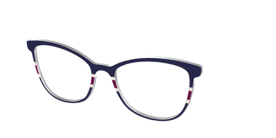 The Rugby Stripes - Angle Top Thumbnail - Pair Eyewear